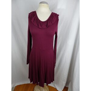 Art Class Juniors Maroon Dress Size XXL